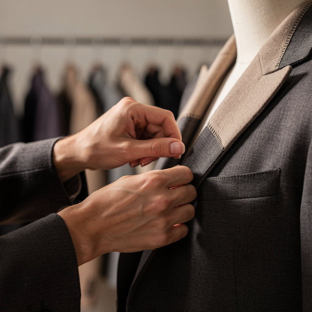 RAWQ luxury clothing collection - textured sweaters, linen shirts, and classic blazers