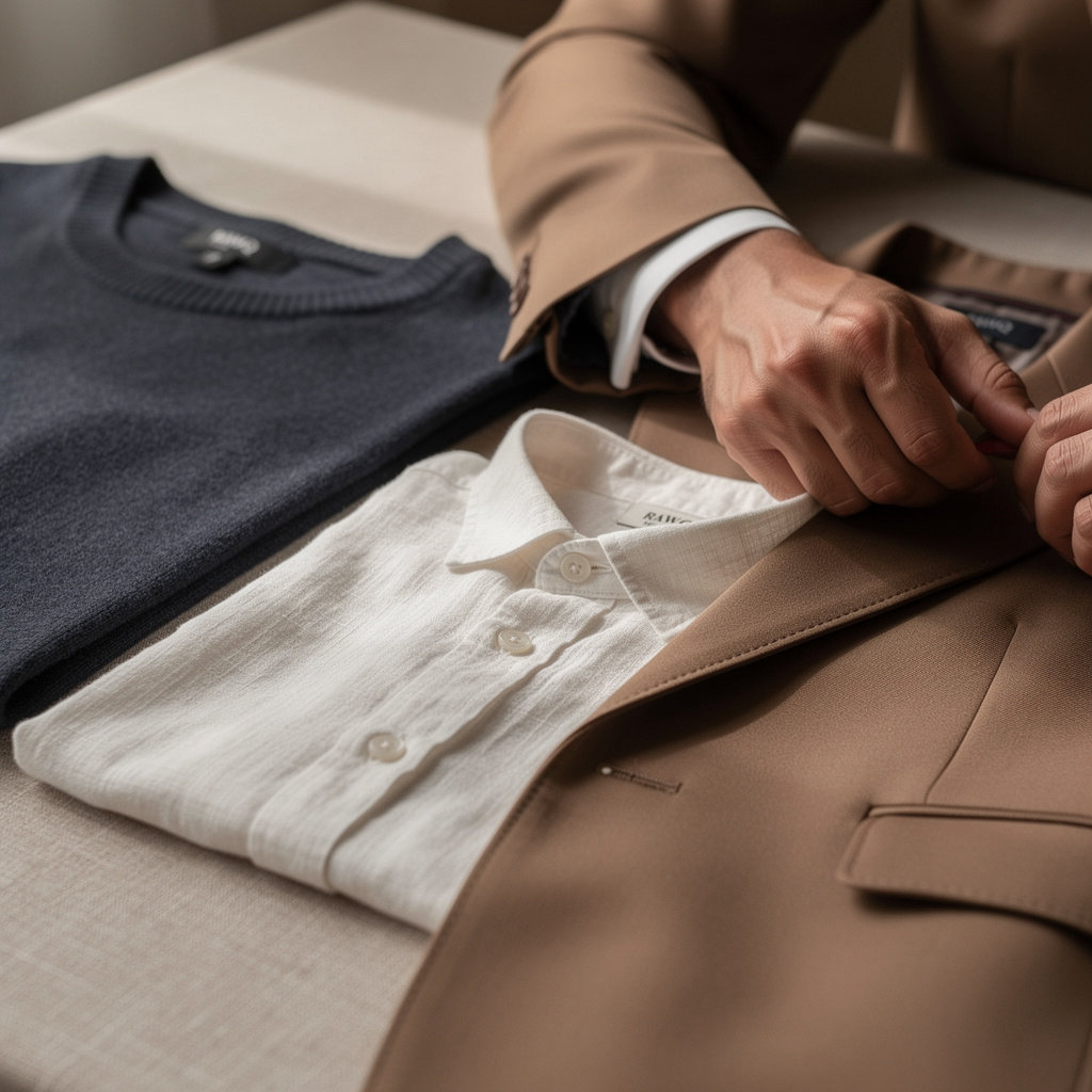 RAWQ textured sweater collection - premium luxury knitwear from Cairo